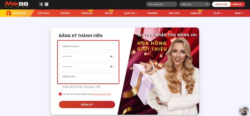 Các lưu ý mà anh em cần nhớ khi thực hiện tạo tài khoản thành viên 