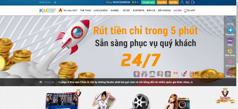 Ưu điểm tạo nên sức hút đặc biệt của địa chỉ cá cược Kubet